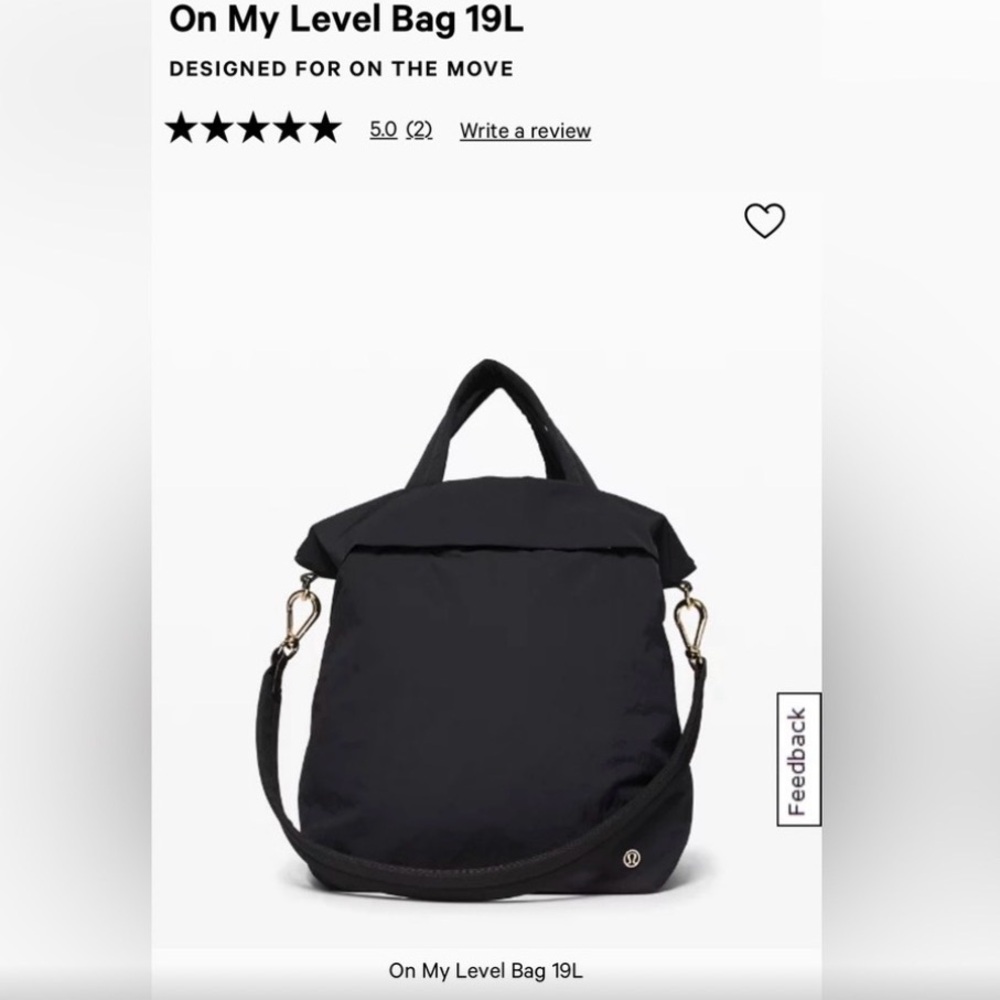 Lululemon On My Level Bag
